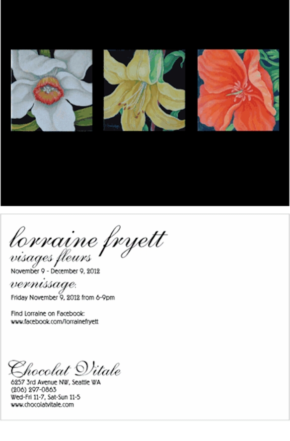 les fleurs de fryette art exhibit and show